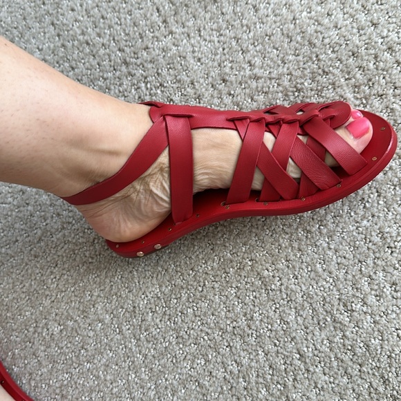 Beek Red Fisherman Sandals size 5 - Picture 6 of 7
